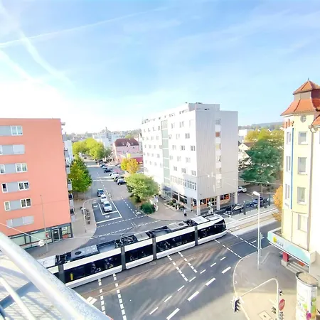 Ulmer Penthouse Fuer 7, Arbeitsplatz, Xxl-dachterrasse, Grill, Wii Apartamento