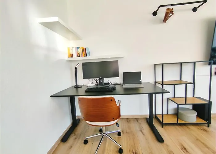 Ulmer Penthouse Fuer 7, Arbeitsplatz, Xxl-dachterrasse, Grill, Wii דירה *